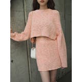 【インナーパンツ付】メランジニットセットアップ | EVRIS | 詳細画像15