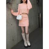 【インナーパンツ付】メランジニットセットアップ | EVRIS | 詳細画像16