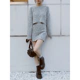 【インナーパンツ付】メランジニットセットアップ | EVRIS | 詳細画像21