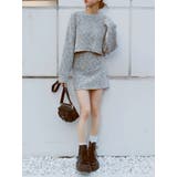 【インナーパンツ付】メランジニットセットアップ | EVRIS | 詳細画像22