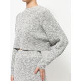 【インナーパンツ付】メランジニットセットアップ | EVRIS | 詳細画像28