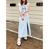 フリンジデザインデニムショートベスト | EVRIS | 詳細画像40 