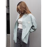 SUNNYストライプオーバーサイズシャツ | EVRIS | 詳細画像20