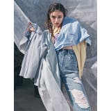 SUNNYストライプオーバーサイズシャツ | EVRIS | 詳細画像28