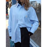 SUNNYストライプオーバーサイズシャツ | EVRIS | 詳細画像34