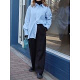 SUNNYストライプオーバーサイズシャツ | EVRIS | 詳細画像38