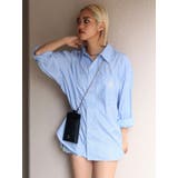 SUNNYストライプオーバーサイズシャツ | EVRIS | 詳細画像39