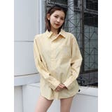 SUNNYストライプオーバーサイズシャツ | EVRIS | 詳細画像4