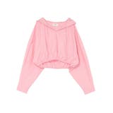 ワンポイントフードデザインクロップドシャツ | EVRIS | 詳細画像30 