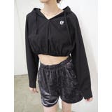 ワンポイントフードデザインクロップドシャツ | EVRIS | 詳細画像8 