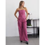 ハイウエストタックワイドパンツ【セットアップ着用可能】 | EVRIS | 詳細画像16