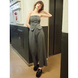 ハイウエストタックワイドパンツ【セットアップ着用可能】 | EVRIS | 詳細画像2