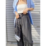 ハイウエストタックワイドパンツ【セットアップ着用可能】 | EVRIS | 詳細画像25
