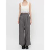 ハイウエストタックワイドパンツ【セットアップ着用可能】 | EVRIS | 詳細画像38