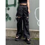 ブラック | サイドオープン2WAYパンツ | EVRIS