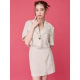 サマーツイードミニスカート【セットアップ着用可能】 | EVRIS | 詳細画像3 