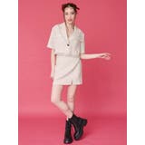 サマーツイードミニスカート【セットアップ着用可能】 | EVRIS | 詳細画像4 