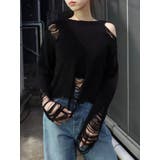 ハイダメージニットトップス | EVRIS | 詳細画像7