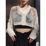 スカシショートカーディガン | EVRIS | 詳細画像11 