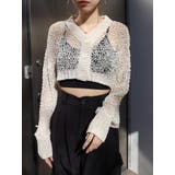 スカシショートカーディガン | EVRIS | 詳細画像12 