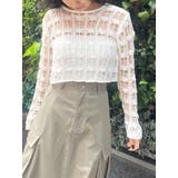 カギアミクロップドニットトップス | EVRIS | 詳細画像40 