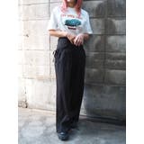 ピンストライプサイドドロストワイドパンツ【セットアップ着用可能】 | EVRIS | 詳細画像20 