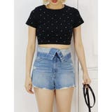 ウエストフラップデニムショートパンツ | EVRIS | 詳細画像24