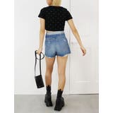 ウエストフラップデニムショートパンツ | EVRIS | 詳細画像26