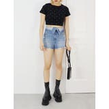 ウエストフラップデニムショートパンツ | EVRIS | 詳細画像27