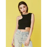 ブラック | カッティングチェーントップス | EVRIS