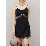 レースドッキングサテンミニワンピース | EVRIS | 詳細画像11 