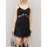 レースドッキングサテンミニワンピース | EVRIS | 詳細画像12 