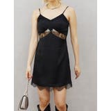 レースドッキングサテンミニワンピース | EVRIS | 詳細画像13 