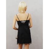 レースドッキングサテンミニワンピース | EVRIS | 詳細画像16 