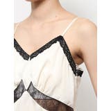 レースドッキングサテンミニワンピース | EVRIS | 詳細画像26 