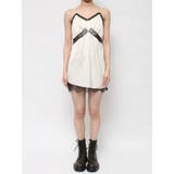 レースドッキングサテンミニワンピース | EVRIS | 詳細画像29 