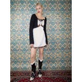 レースドッキングサテンミニワンピース | EVRIS | 詳細画像3 