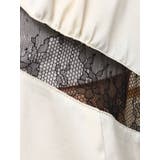 レースドッキングサテンミニワンピース | EVRIS | 詳細画像31 