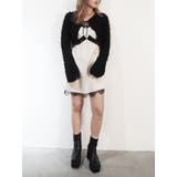 レースドッキングサテンミニワンピース | EVRIS | 詳細画像7 