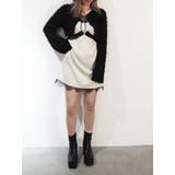 レースドッキングサテンミニワンピース | EVRIS | 詳細画像9 