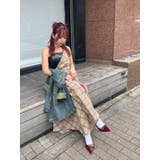 フェイクレザードッキングチェックロングワンピース | EVRIS | 詳細画像14