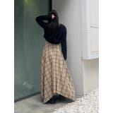 フェイクレザードッキングチェックロングワンピース | EVRIS | 詳細画像18
