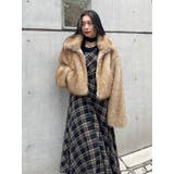 フェイクレザードッキングチェックロングワンピース | EVRIS | 詳細画像26