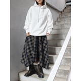 フェイクレザードッキングチェックロングワンピース | EVRIS | 詳細画像36