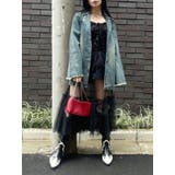 ブラック | チュールキャミワンピース | EVRIS