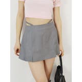 オープンウエストプリーツミニスカート | EVRIS | 詳細画像1