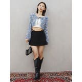 オープンウエストプリーツミニスカート | EVRIS | 詳細画像15