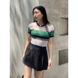 オープンウエストプリーツミニスカート | EVRIS | 詳細画像25