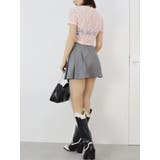 オープンウエストプリーツミニスカート | EVRIS | 詳細画像35