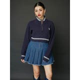 プリーツデニムミニスカート | EVRIS | 詳細画像2 